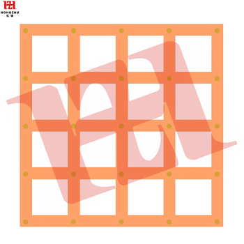 Solid Copper Grid Pad